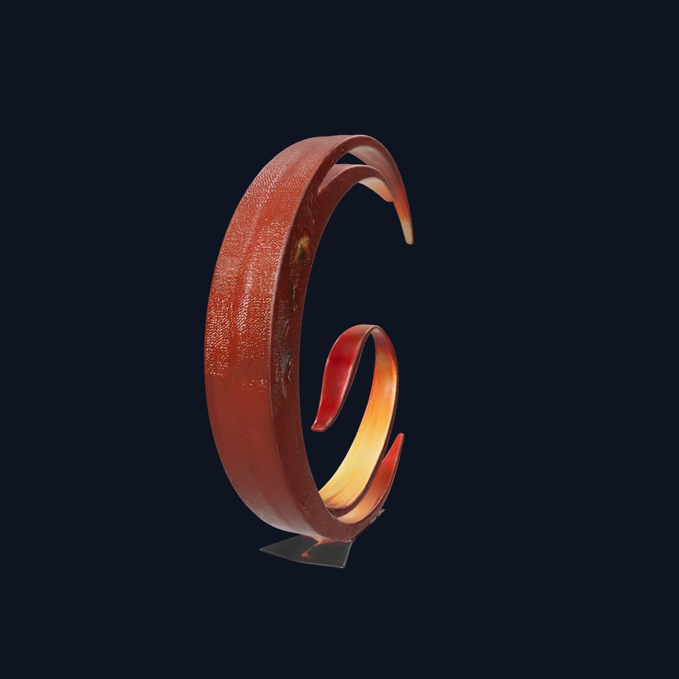 Abstract Metal Sculpture Model Pack