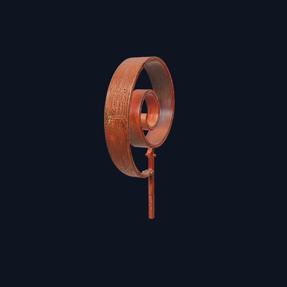 Decorative Iron Spiral Model Pack viewer poster