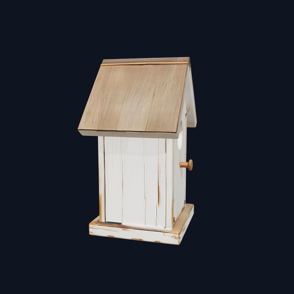 Rustic Birdhouse Model Pack