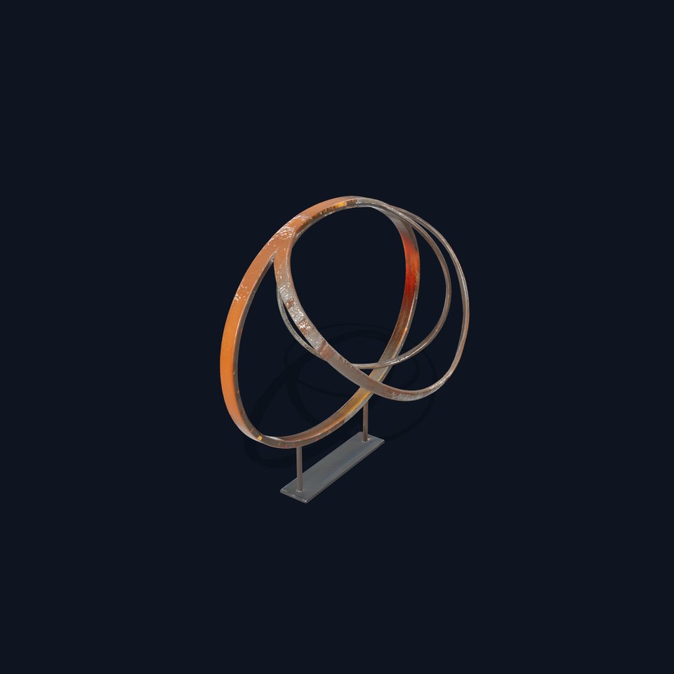 Modern Art Sculpture Model Pack