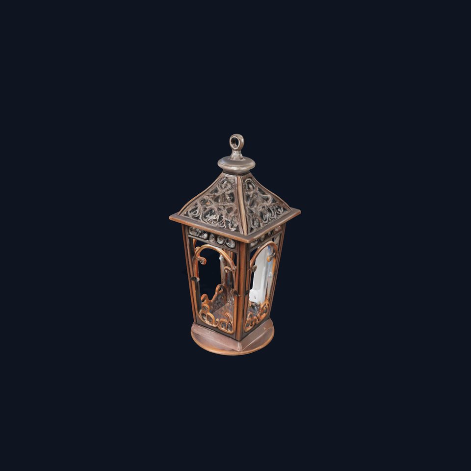 Ornate Vintage Lantern Model Pack