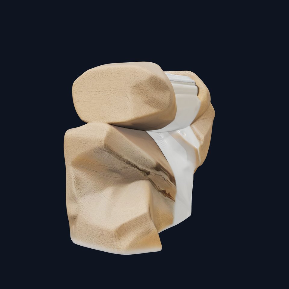 Waterfall Rock Formation D Model Pack