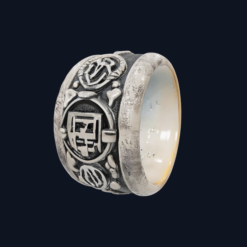 Intricate Silver Ring Model Pack