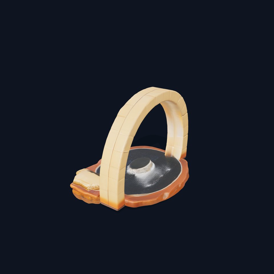 Stone Arch and Waterfall Scene Model Pack viewer poster