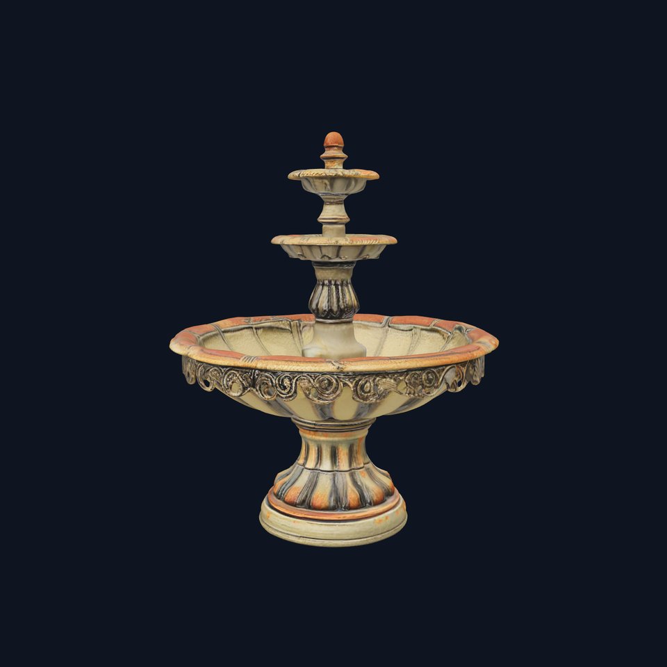Classic Outdoor Fountain Model Pack
