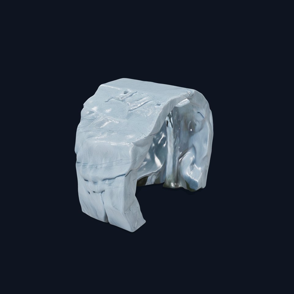 Waterfall Rock Archway D Model Pack