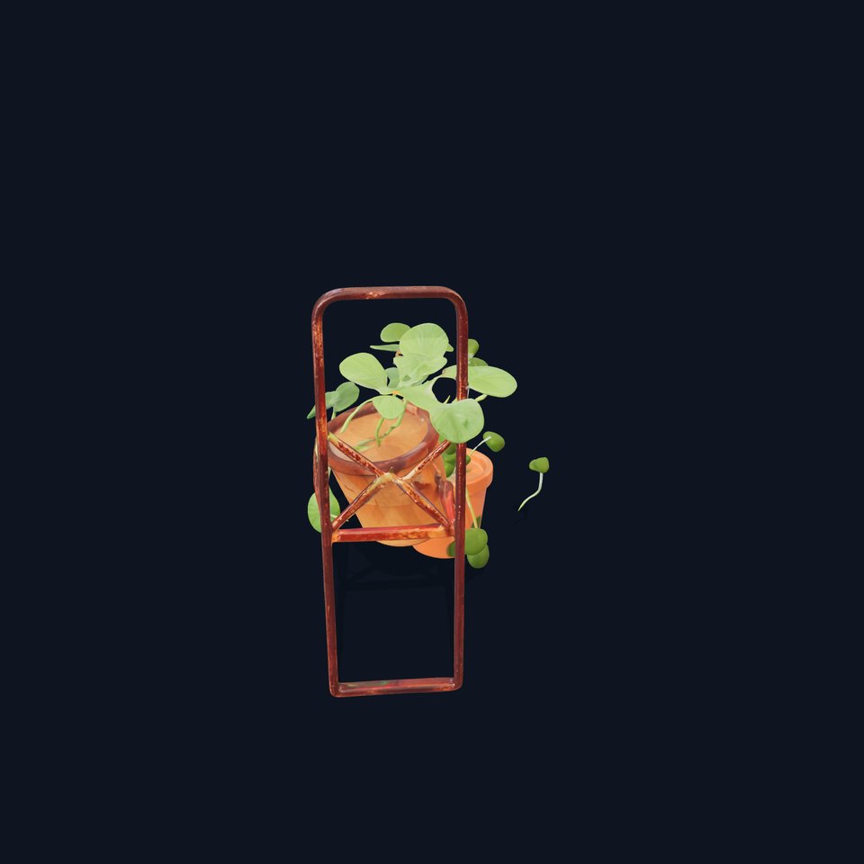 Indoor Decorative Planter with Metal Stand Model Pack