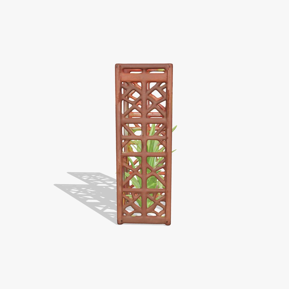 Lattice Planter Model Pack with Decorative Panels