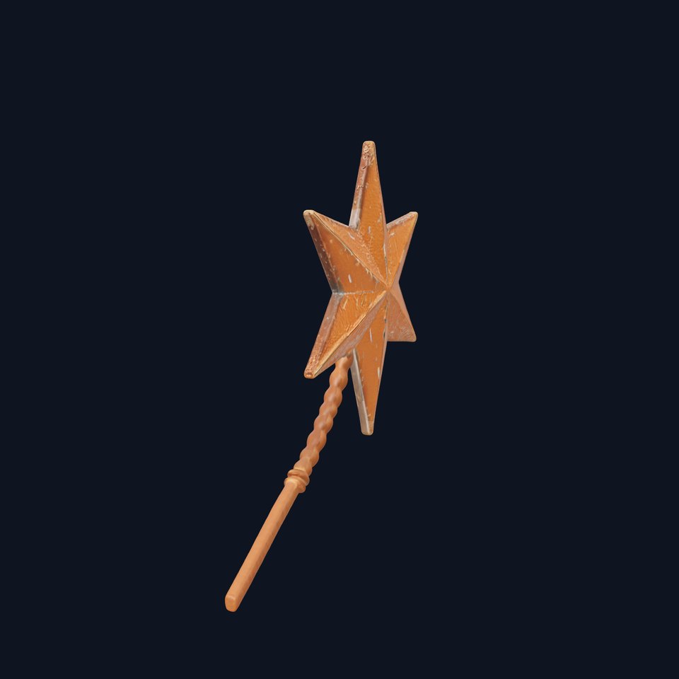 Star Wand D Model Pack