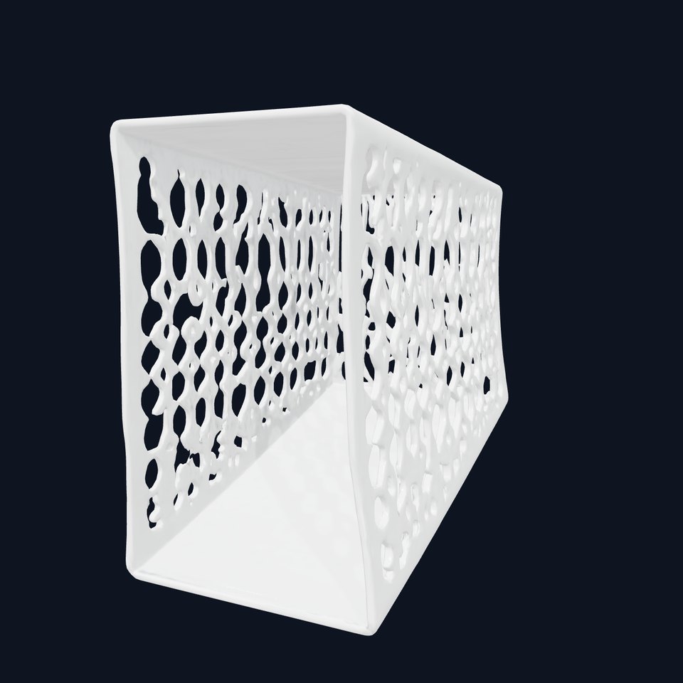 Metallic Honeycomb Mesh Structure Model Pack