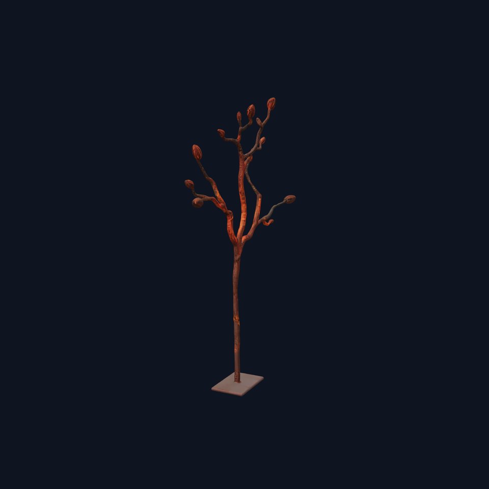Artistic Tree Branch Sculpture Model Pack