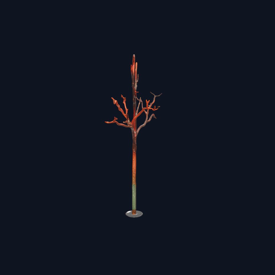 Artistic Bare Tree Sculpture Model Pack viewer poster