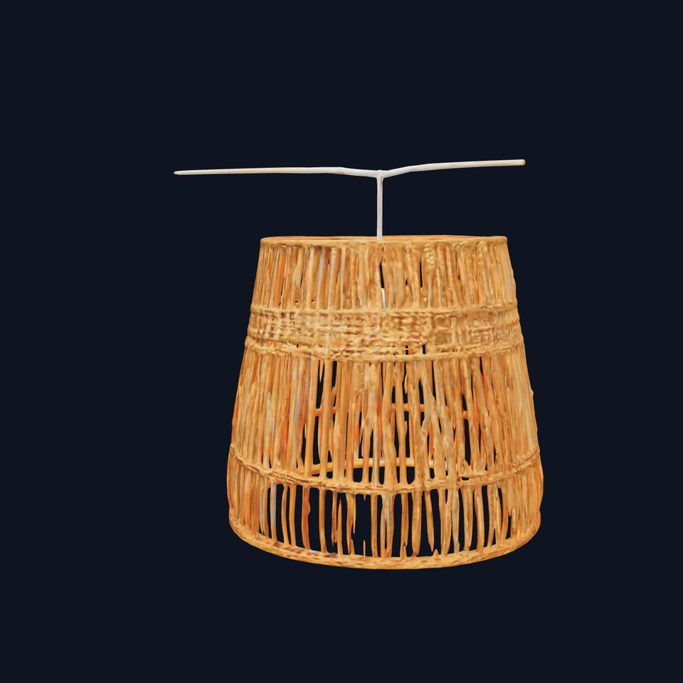 Rattan Pendant Lamp Model Pack