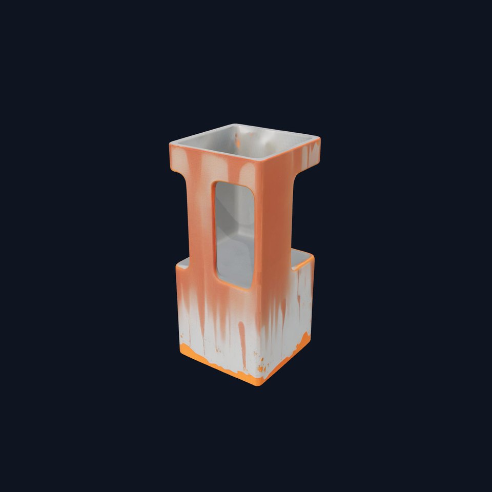 Modern Industrial Rusty Block Model Pack