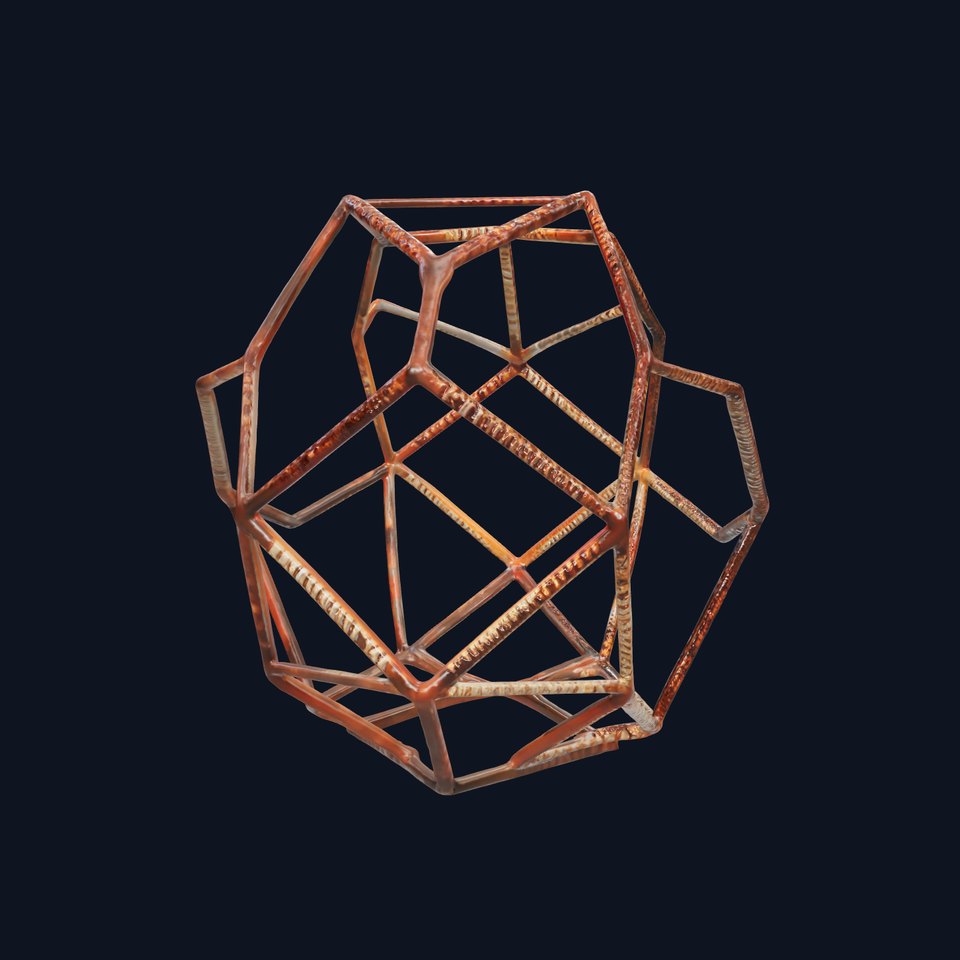 Rustic Geometric Wireframe Model Pack