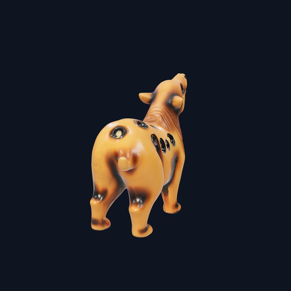 Golden Animal Figurine Model Pack