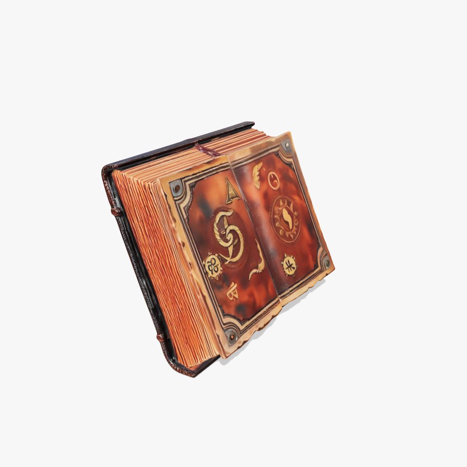 Ancient Grimoire D Model Pack viewer poster