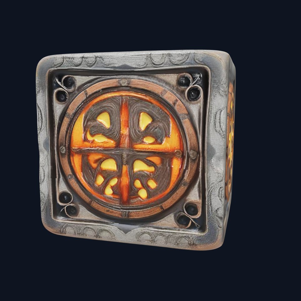 Ornamental Cube Decorative Model Pack