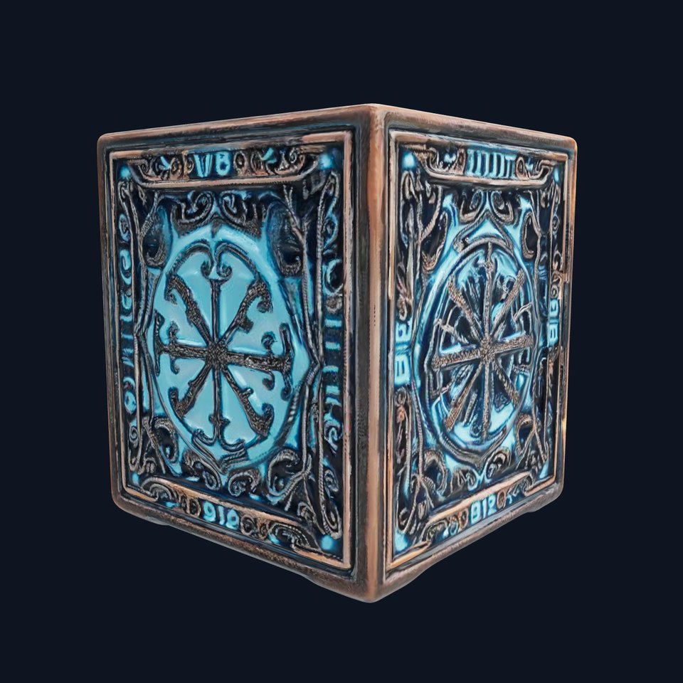 Ornate Mystical Cube Model Pack