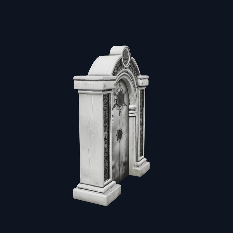 Mystical Archway with Symbols Model Pack