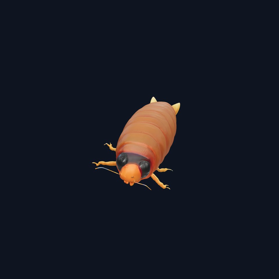Insect Larva D Model Pack for Visualization and Games
