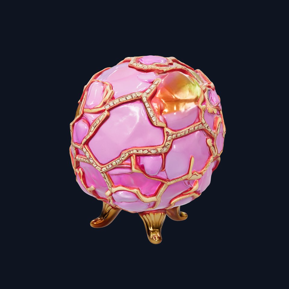 Gemstone Encrusted Orb with Stand Model Pack