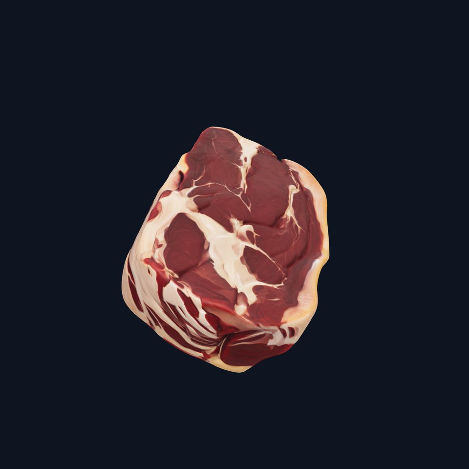 Realistic Meat Cut Model Pack for Games and Rendering