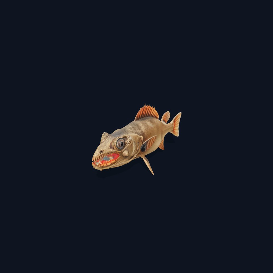 Prehistoric Fish Creature Model Pack