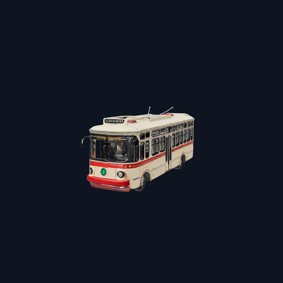 Vintage Trolleybus Model Pack for Urban Environments