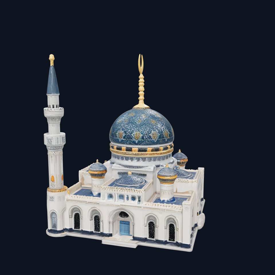 Ornate Mosque Architectural Model Pack