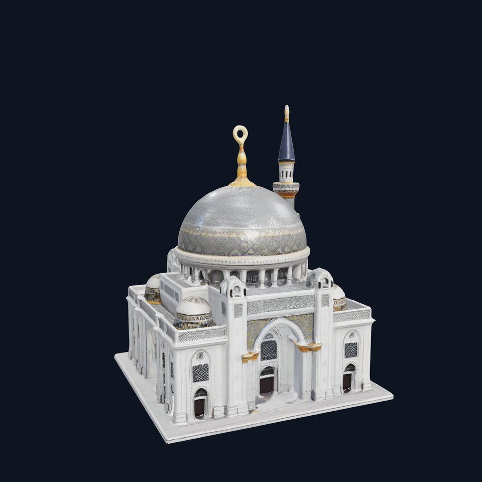 Majestic Mosque Architecture Model Pack