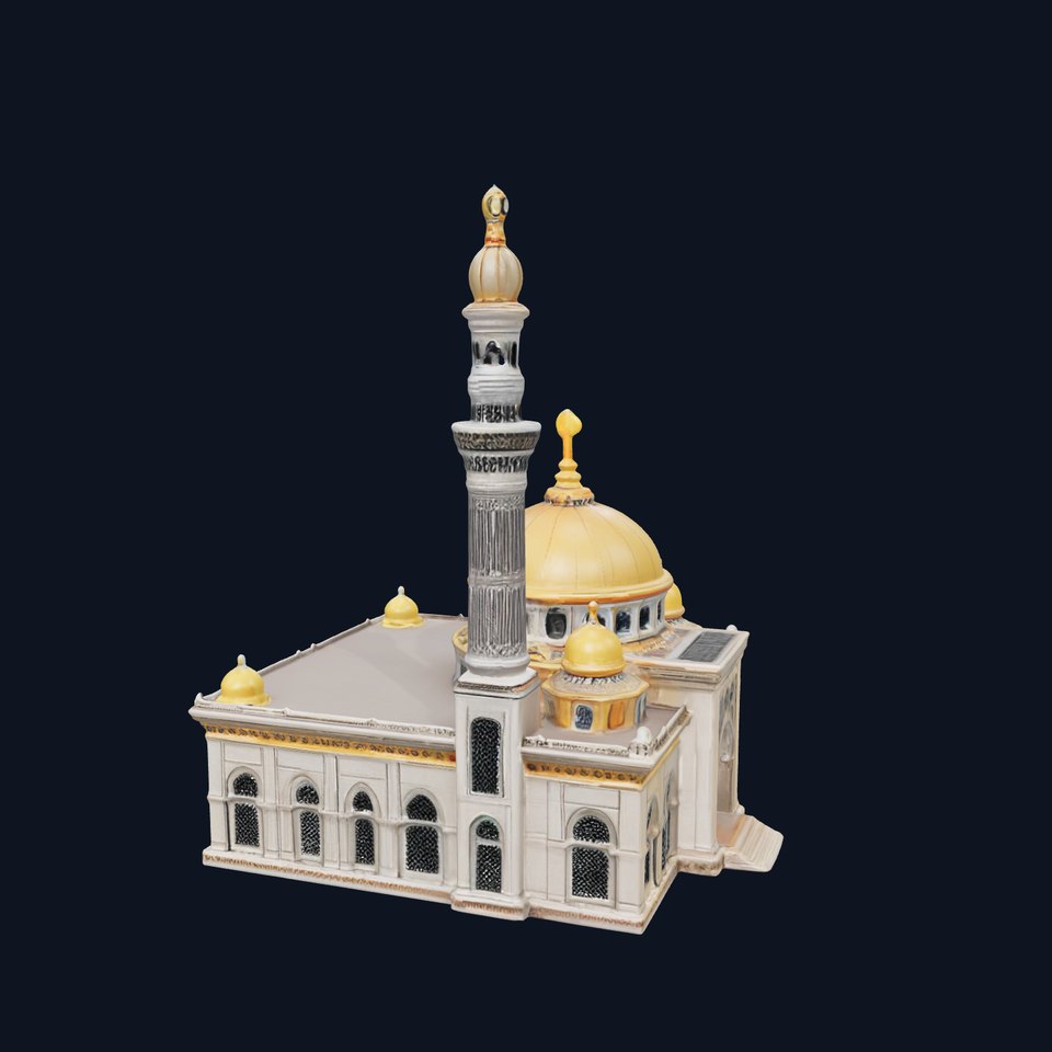 Ornate Mosque Architecture Model Pack