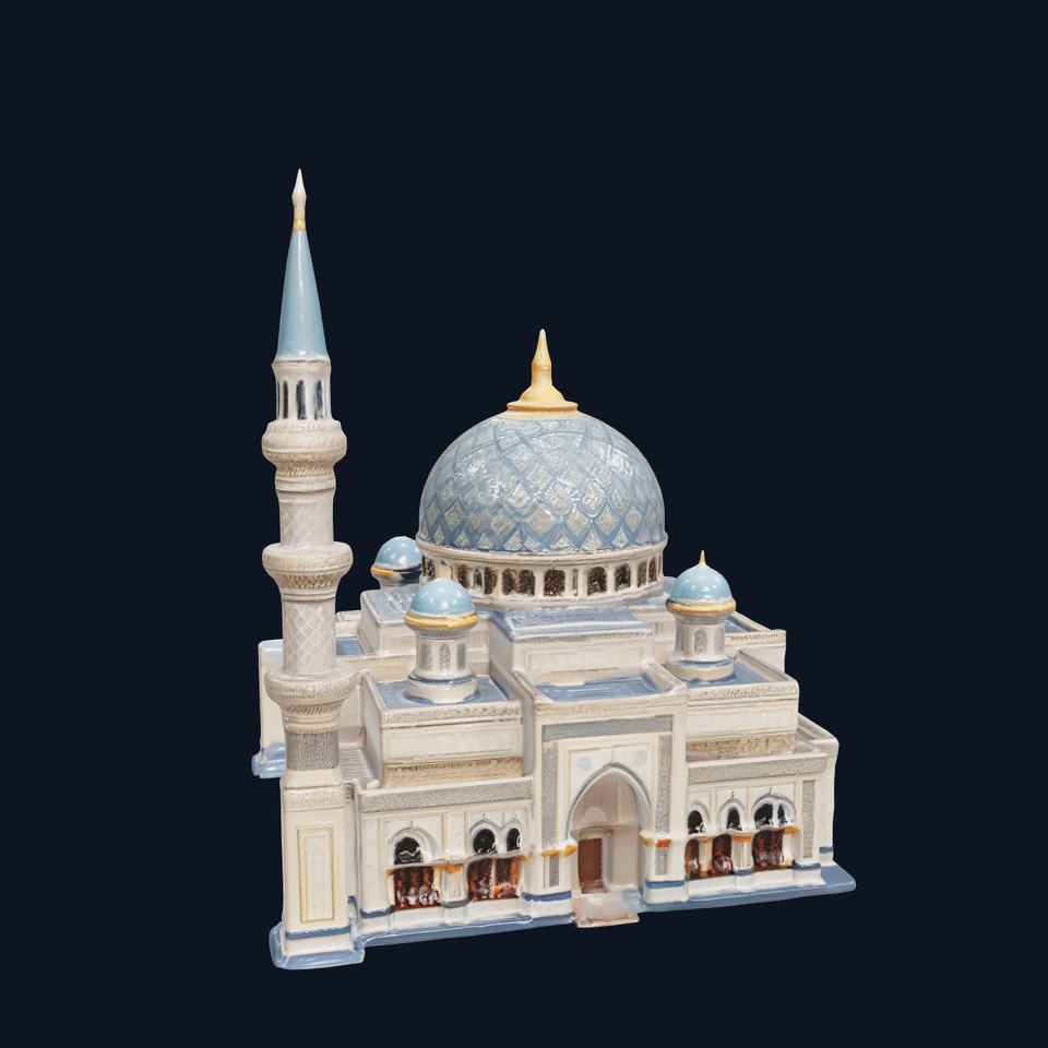 Intricate Mosque Architecture Model Pack
