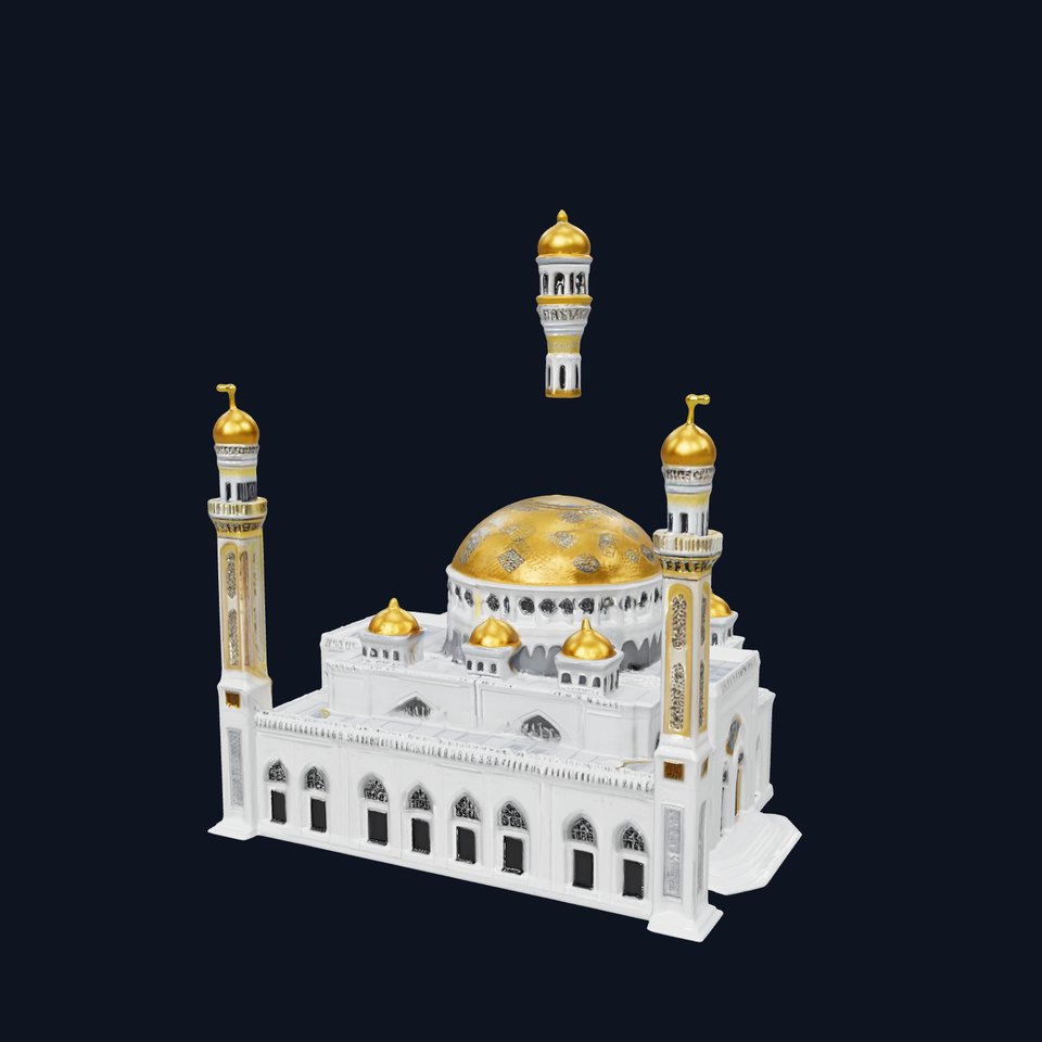 Middle Eastern Mosque Architecture D Model Pack
