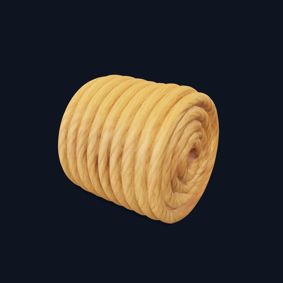 Realistic Rope Roll Model Pack viewer poster