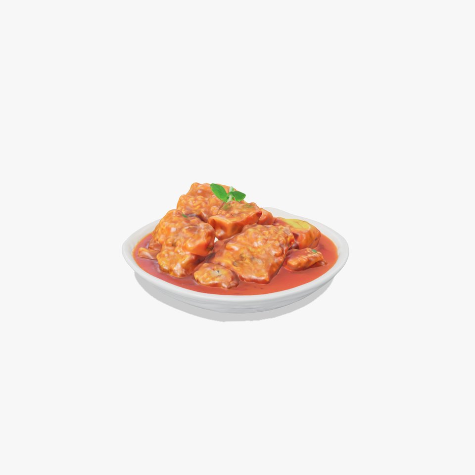 Delicious Curry Dish Model Pack