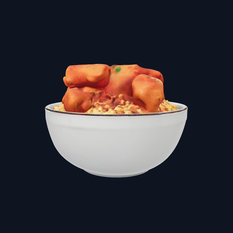 Chicken Curry Rice Bowl model pack