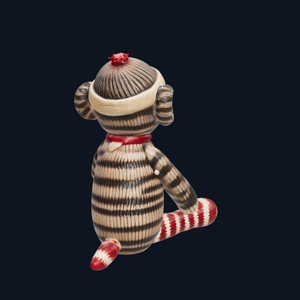 Sock Monkey Toy Model Pack for Production and Games viewer poster
