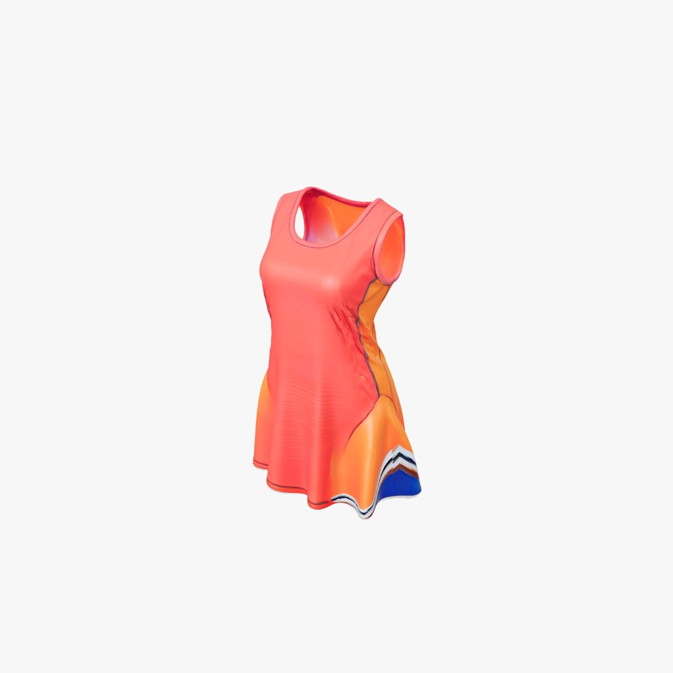 Athletic Dress Model Pack for Sportswear Designs