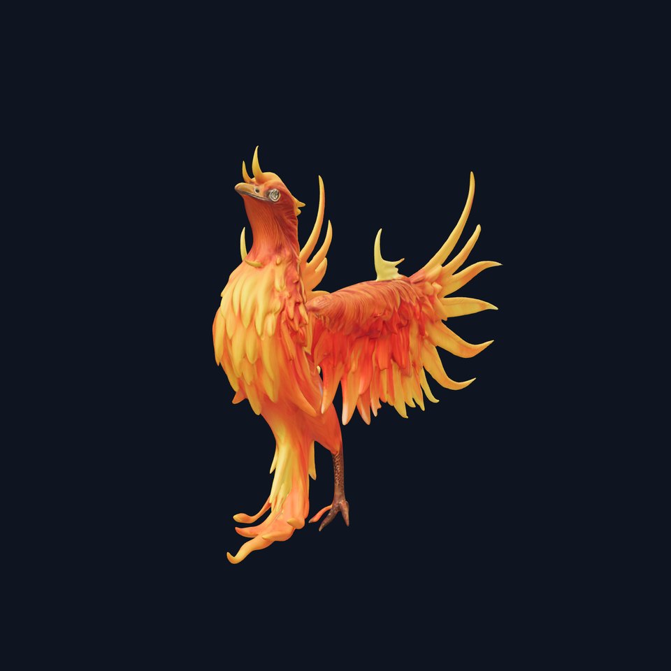 Mythical Phoenix D Model Pack