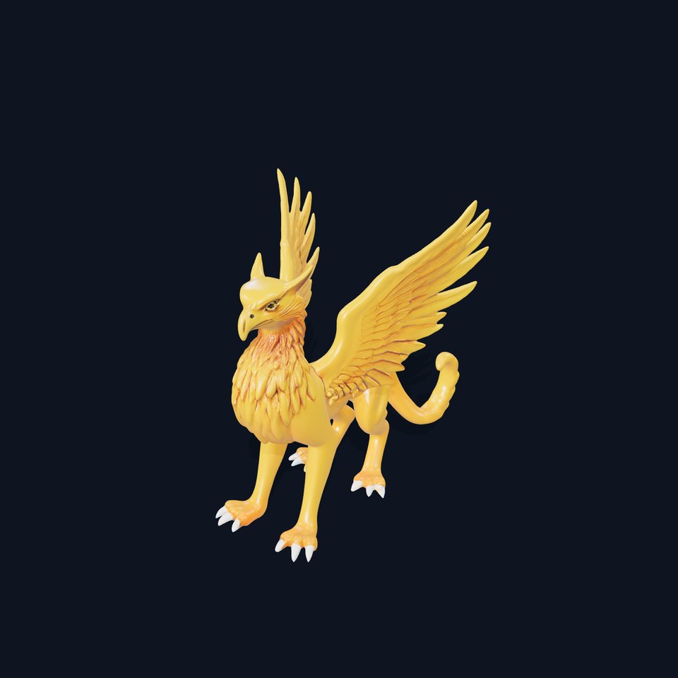 Golden Griffin Model Pack for Game and Animation viewer poster