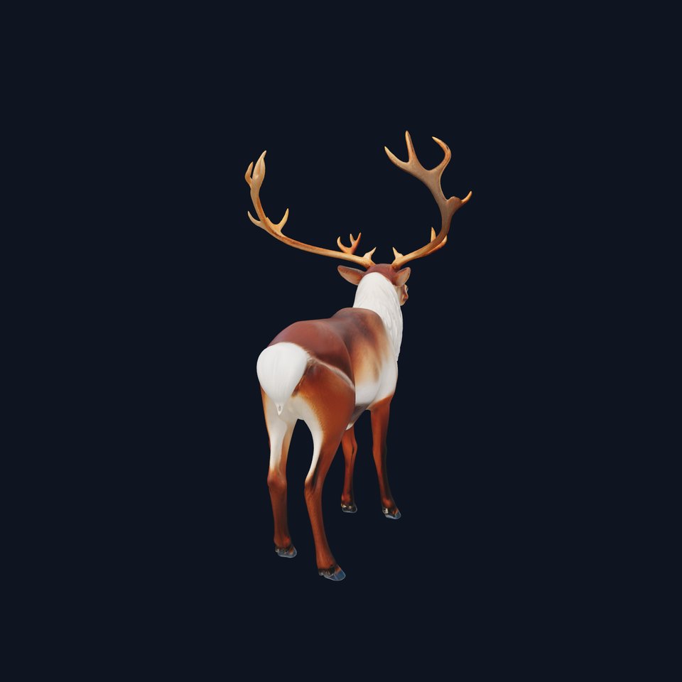 Elegant Reindeer Model Pack for D Environments