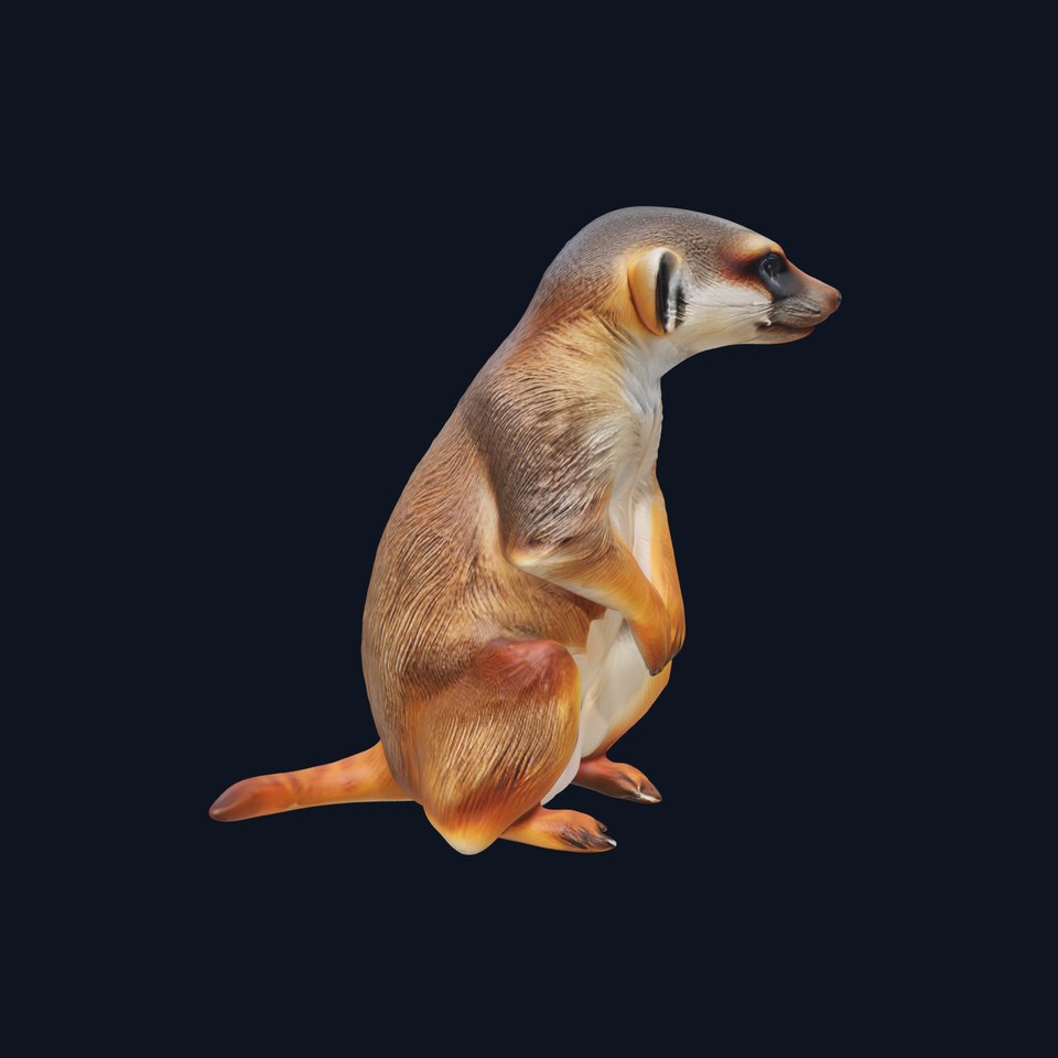 Meerkat D Model Pack for Animation and Rendering