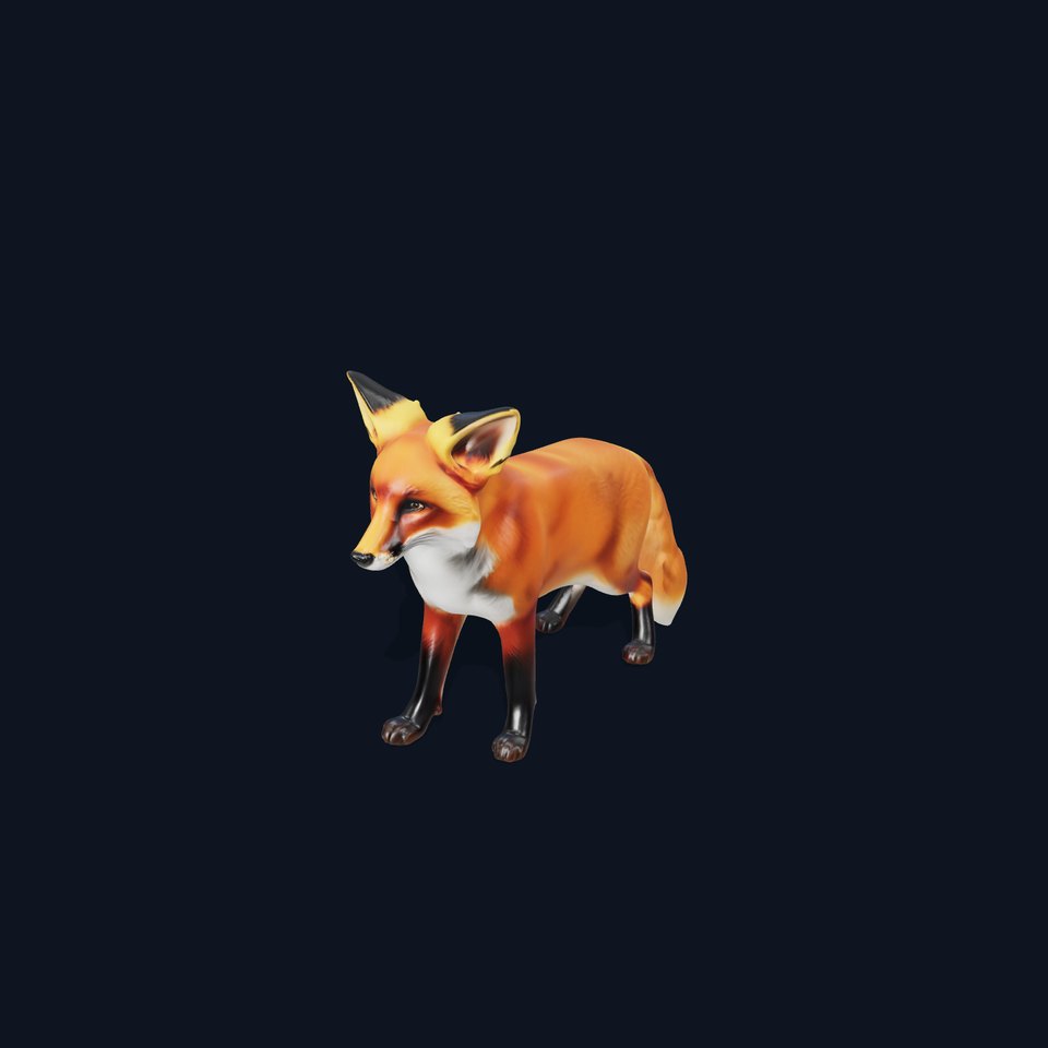 Fox Model Pack  Realistic D Animal Model