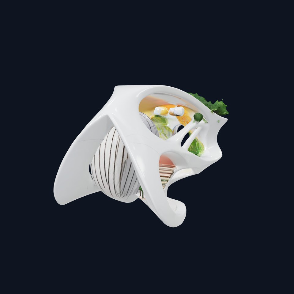 Futuristic Architectural Model Pack with Organic Design