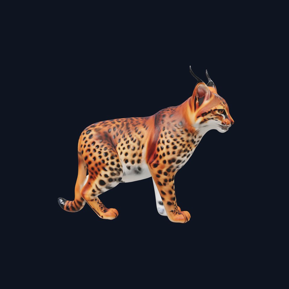 Realistic Lynx Model Pack with Detailed Fur viewer poster