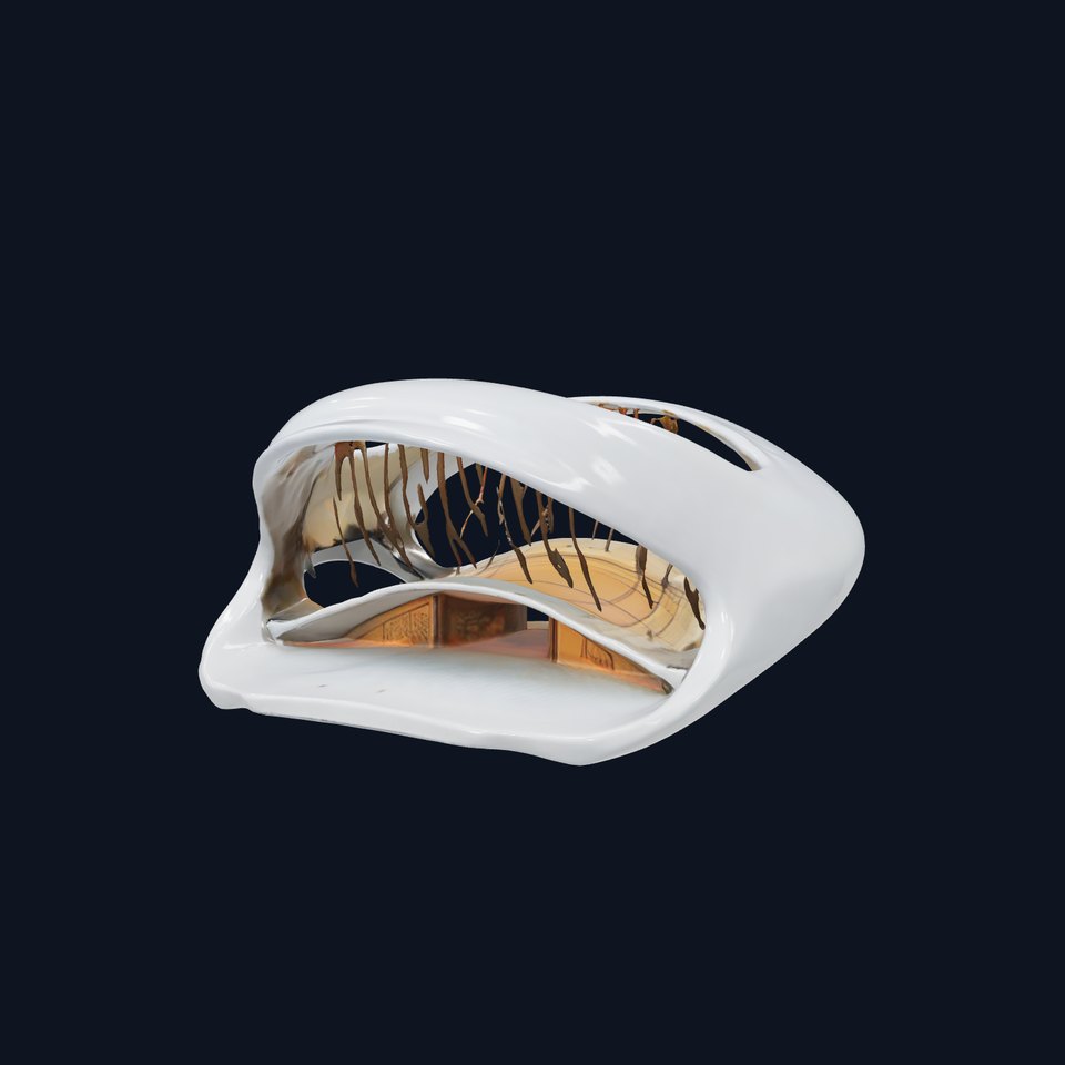 Futuristic Architectural Model Pack  Curved Structure Design