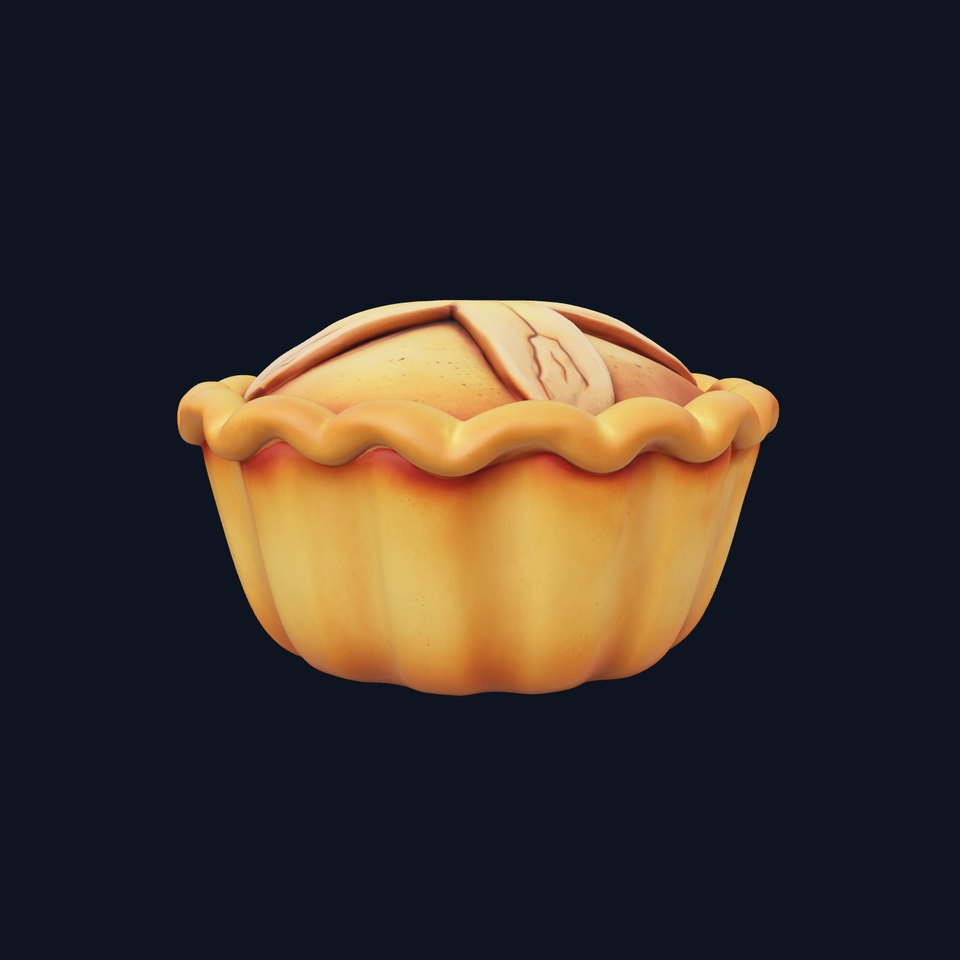 Realistic Pie Model Pack for D Rendering and Games