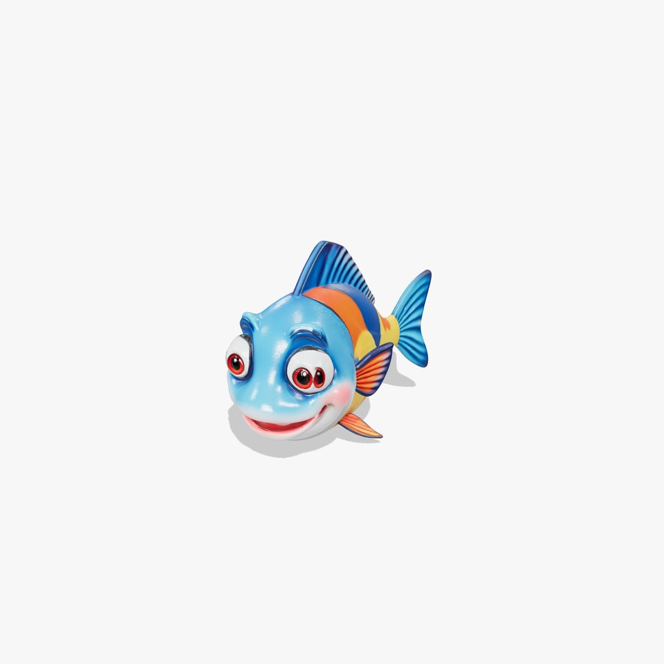 Cartoon Fish Character Model Pack