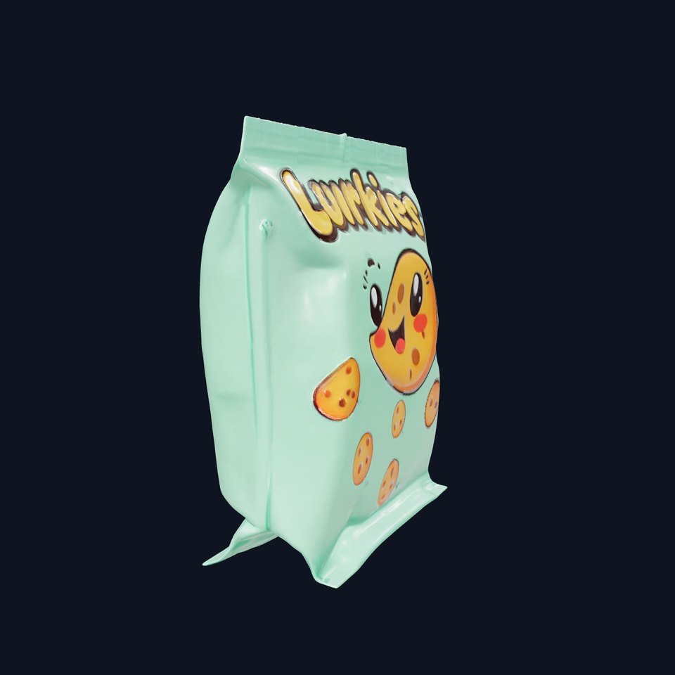 Cute Snack Package Model Pack for Animation and Games